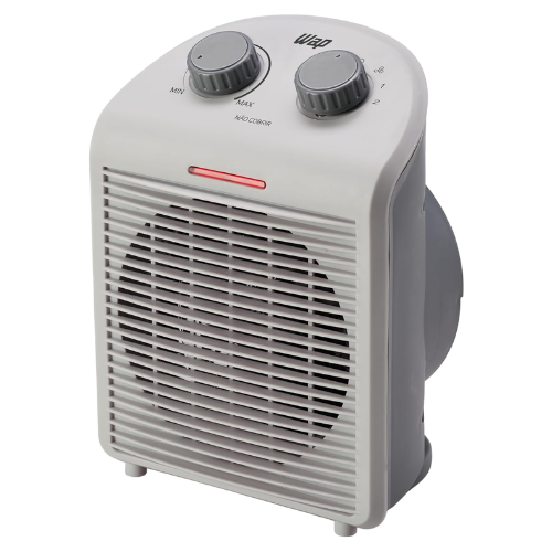 WAP AIR HEAT Aquecedor de Ambientes Elétrico Portátil 1500W 3 em 1 Com Ventilador e Triplo Sistema de Segurança 127V