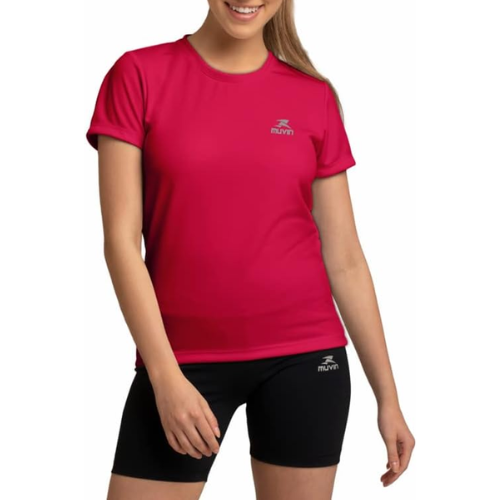 Camiseta Dry Basic SS FPS 50 Muvin – Manga Curta – Feminina – Proteção Solar UV50 – Camiseta Para Academia Treino