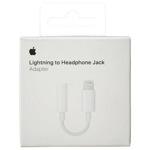 Adaptador de Lightning para conector de fones de ouvido de 3,5 mm